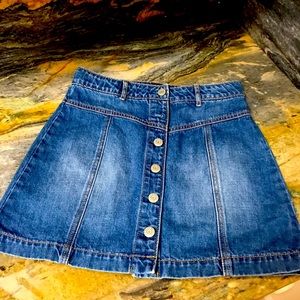 Gap Denin Blue Jean Skirt